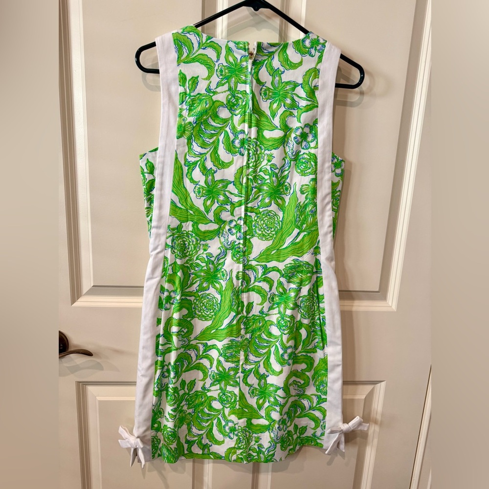 NWT Lilly Pulitzer Beckler shift dress in Resort White Daffodil Hill, size 2. - Picture 5 of 5